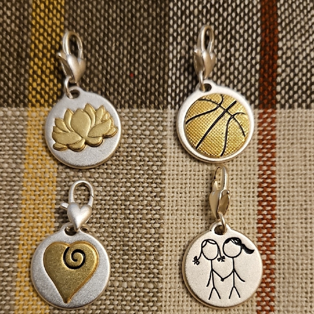Amanda Blu Silver and Gold Charm Set
